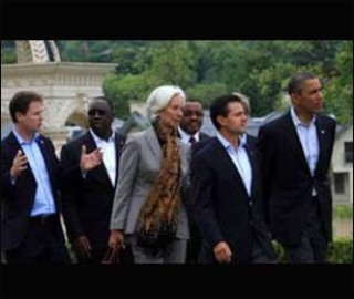 Peña y Obama...conversan en la Cumbre del G-8