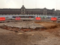 El zócalo de Monumento a la Independencia que se quedó en esbozo El zócalo de Monumento a la Independencia que se quedó en esbozo