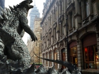 Una mala cerraran calles..la buena..será para filmación de Godzilla Una mala cerraran calles..la buena..será para filmación de Godzilla