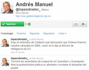 AMLO exige a Calderón pruebas de financiamiento