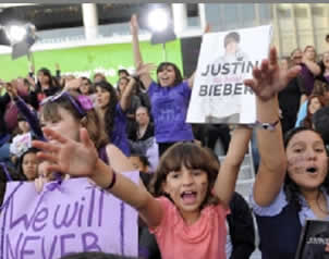 Se estrena película de Justin Bieber: 'Never say never'