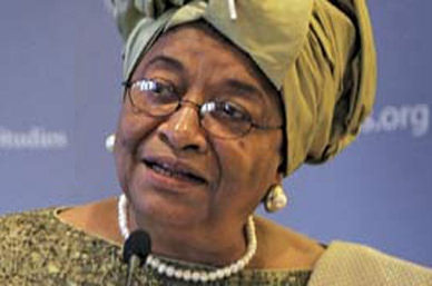 Ellen Johnson...Presidenta de Liberia Premio Mundial de Economía